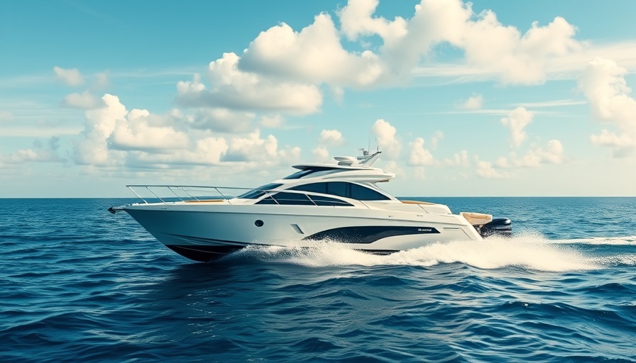 Viking 50 Open sustainable boat cruising on the ocean