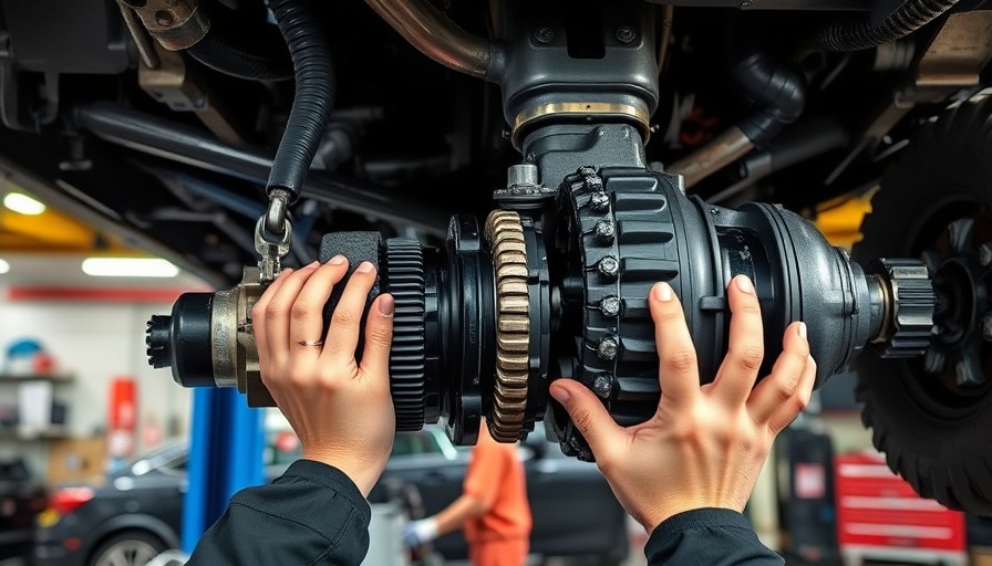 Hands upgrading Jeep differential, focus on gear installation, Bugout Jeep Upgrades.