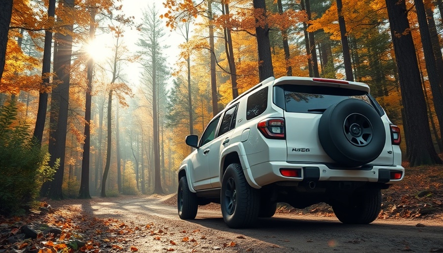 2025 Outlander Trail Edition SUV on a forest trail.