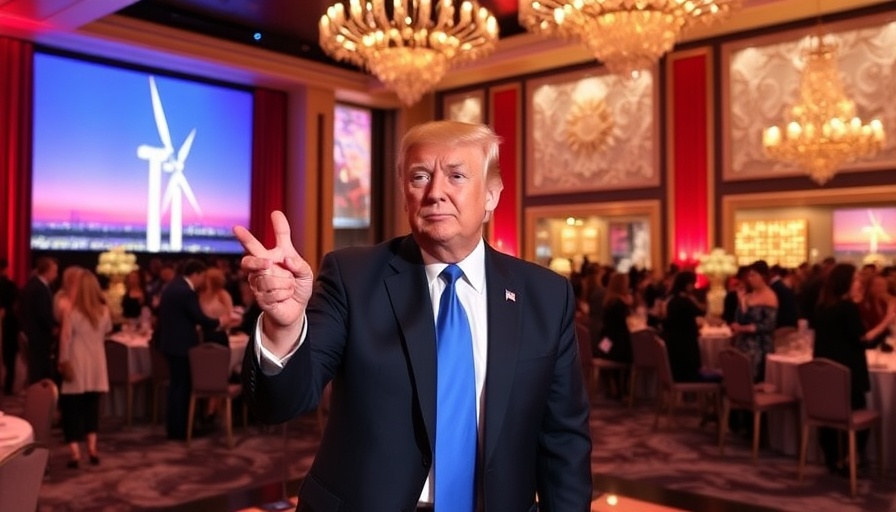 Trump Waves Good-Bye To Offshore Wind Jobs, Hello To Glitzy New Ballroom