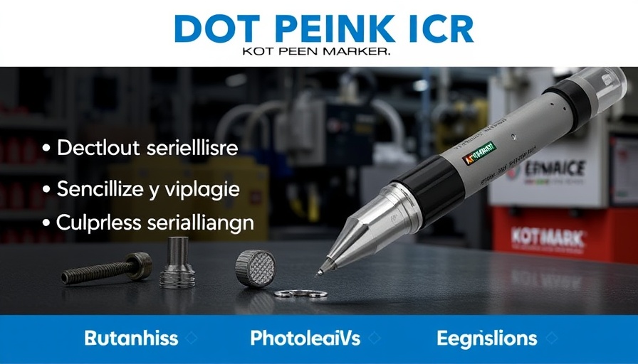 Manufacturing Innovations at FABTECH 2025: Dot Peen Marker advertisement by Kwik Mark Inc.