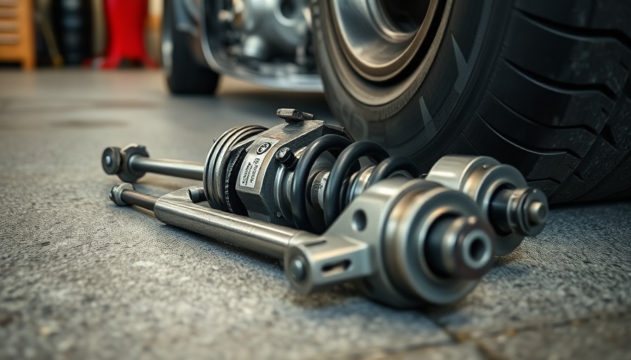RoadActive Suspension Ford Raptor components on concrete floor.
