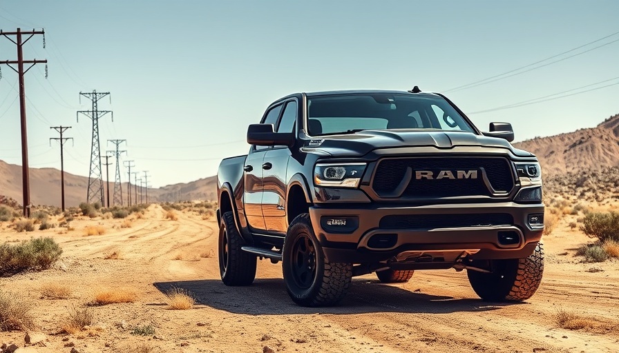 2025 Ram RHO truck review in desert setting.