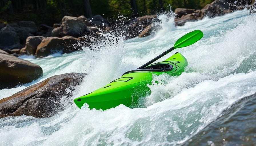 Jackson Kayak Antix 3.0 navigating turbulent rapids.