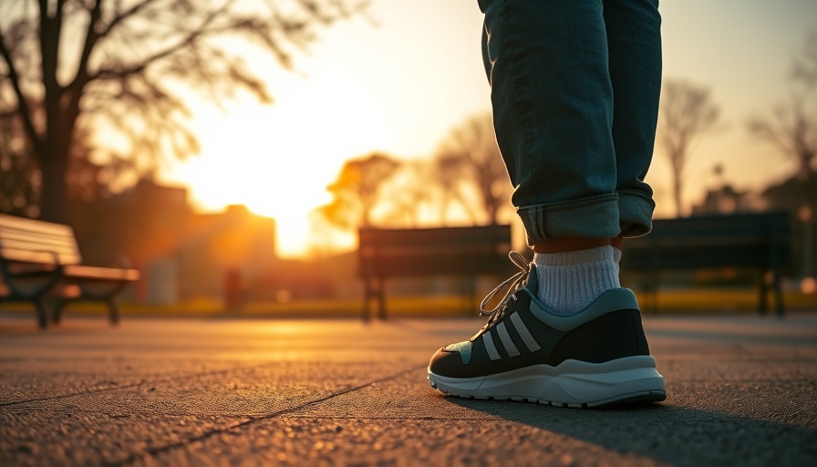 ADHD strategies for adults: Taking a mindful walk at sunset.