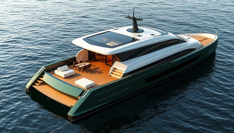 GX38 Voyager hybrid explorer yacht with luxury design on calm water.