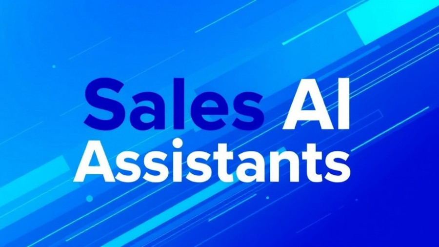 Sales AI Assistants 2025 modern abstract graphic design.