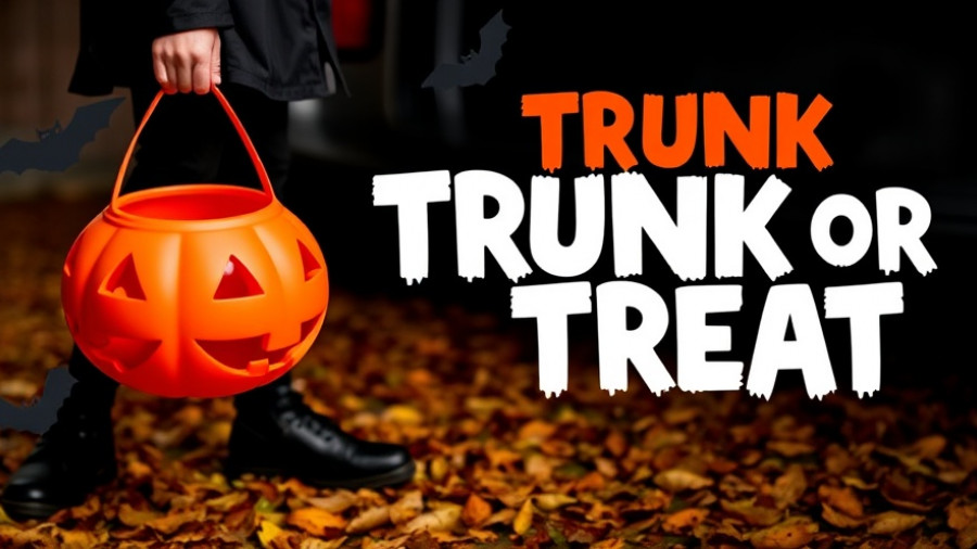 Local events: Trunk or Treat Halloween poster for Elizabeth Street Church.