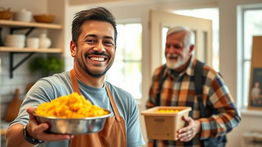 Cabarrus Meals on Wheels Thanksgiving volunteer and delivery.