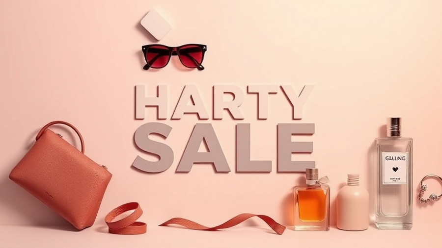 Belk Charity Sale 2025 promotional image with fashion items.