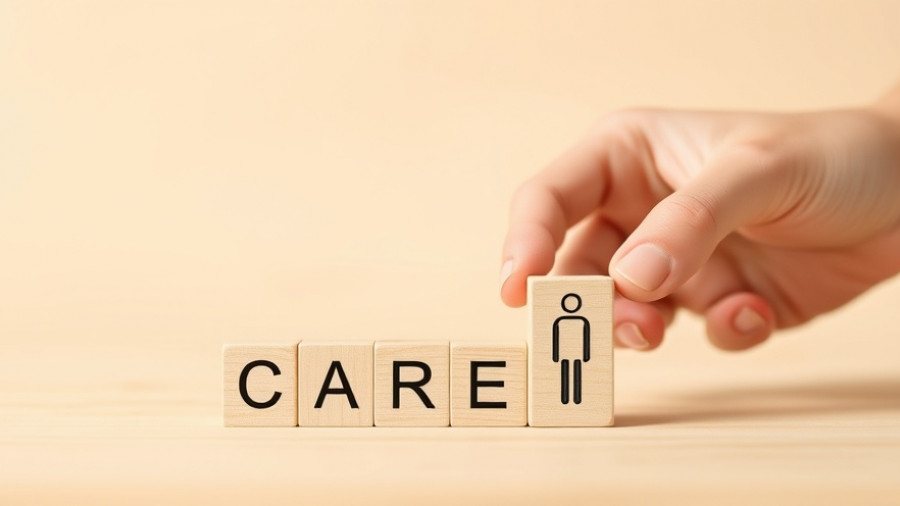 Smart Loyalty Programs concept with hand and heart symbols on wooden blocks.