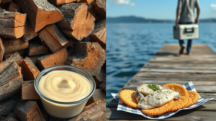 North Carolina culinary travel - fish dip and dockside view