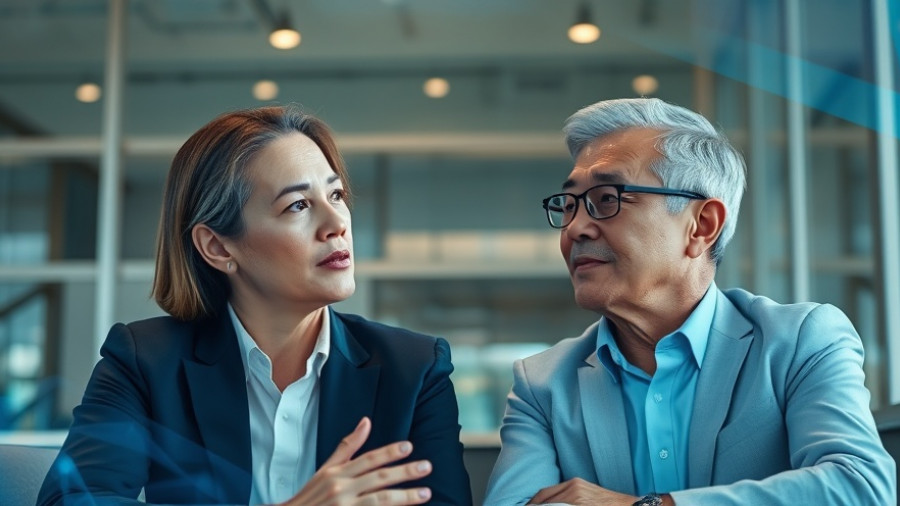 Two professionals discussing financial wellness in a virtual setting