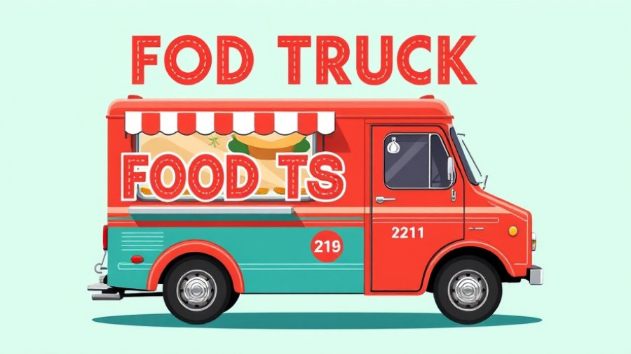 Durham Central Park Food Truck Rodeo event dates in 2025, vintage style.