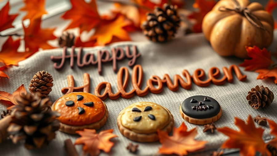 Halloween Spending Trends 2025: Festive cookies and decor.