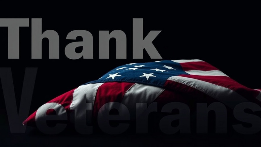 Veterans Day 2025 in the Triangle: Thank You Veterans text with American flag.