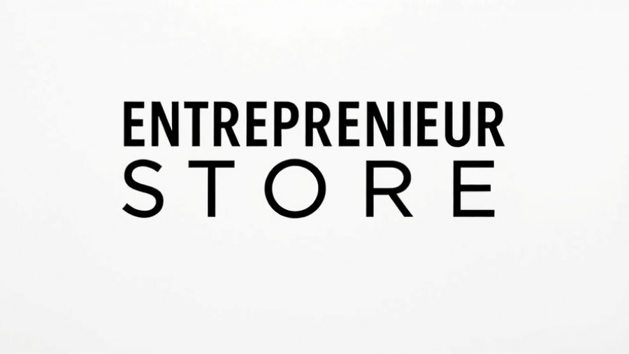 Entrepreneur Store logo in black and white.