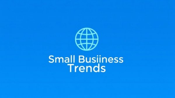 Small Business Trends blue gradient logo design for OCI Dedicated Region.