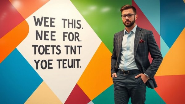 Confident man standing by motivational 'Ignite Creativity' wall, Do Greater Charlotte