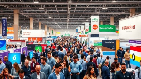 COP30 convention hall displaying international diversity and activity.