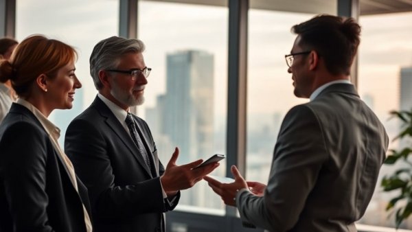 Team in a meeting demonstrating sales negotiation skills.