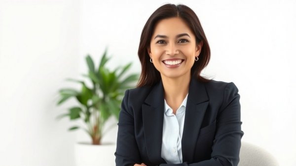 Confident businesswoman smiling, symbolizes advisor expertise, Why Hire Advisors When Selling Your Business.
