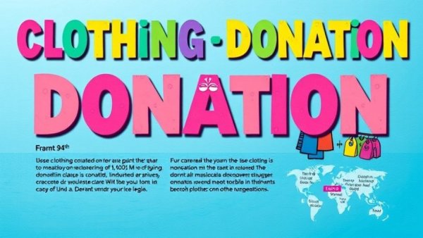 Bull City Kids Closet clothing donation flyer with drop-off details.