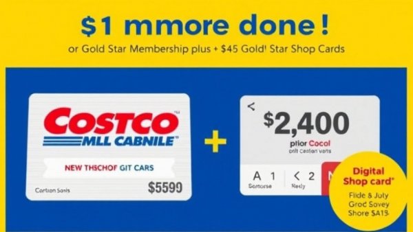 Get More Done with Costco's $65 Gold Star Membership Plus a $40 Digital Shop Card