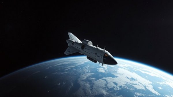 Boeing Starliner cargo-only mission spacecraft orbiting Earth.