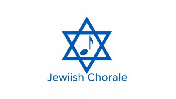 Triangle Jewish Chorale logo with Star of David and musical note.