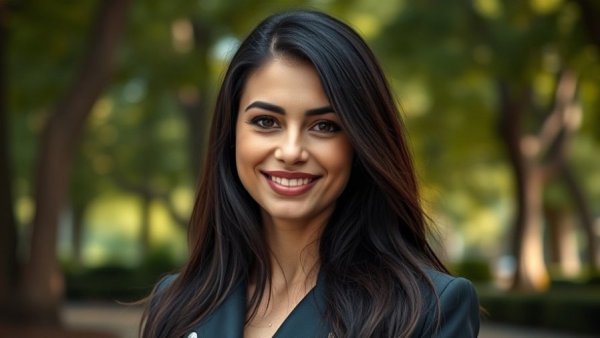 Confident woman outdoors, symbolic of mission vs vision for business success