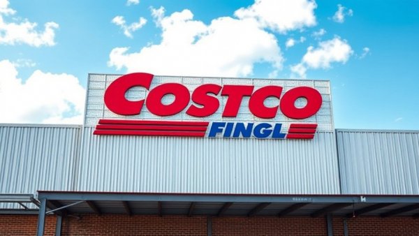 Costco store exterior with prominent sign