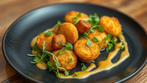 Gourmet dish in Moore County, showcasing vibrant culinary arts.