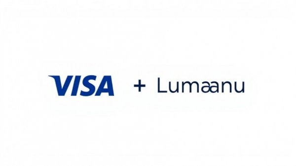 Visa Lumanu partnership logo on white background.