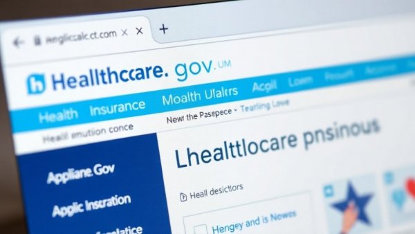 Close-up of Healthcare.gov site showing insurance options related to ACA subsidies expiration.