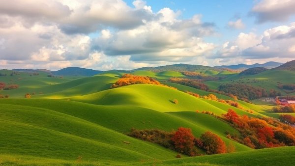 Beautiful autumn landscape highlighting sustainable tourism in Rehna.