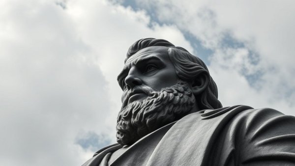 MLK Day events 2026: Statue honoring legacy against dramatic sky.