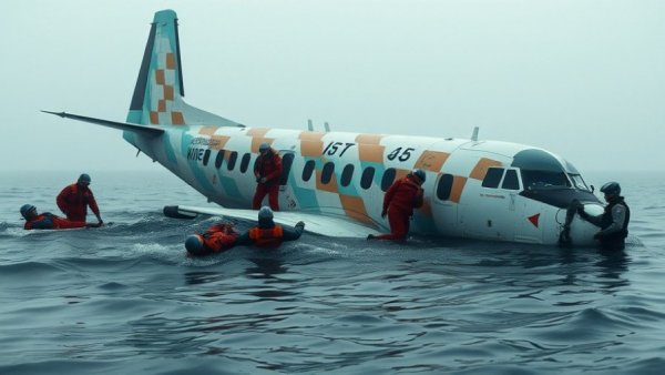 Mexican Navy plane crash Galveston with coast guard rescue.