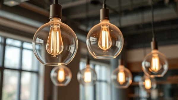 Swaying glass pendant lights during an earthquake in Taiwan.