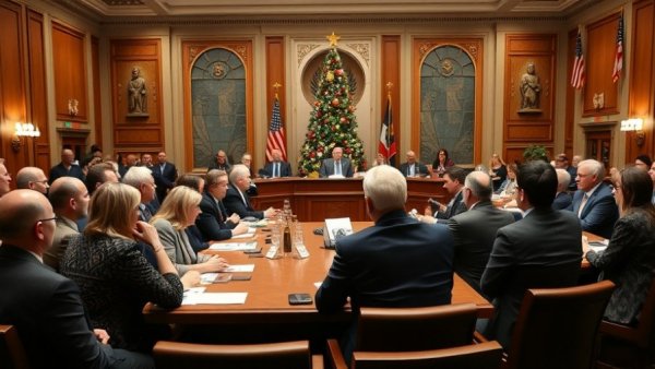 Catahoula Crunch immigration operation meeting in progress at city council.