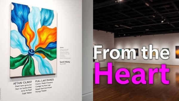 Vibrant poster for local events at Margaret Lane Gallery