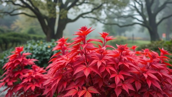 Flameleaf Sumac in eco-friendly garden landscape