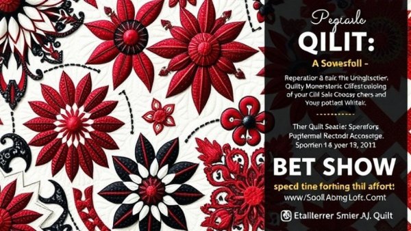 Flyer for 2026 Quilt Show local event in Raleigh.