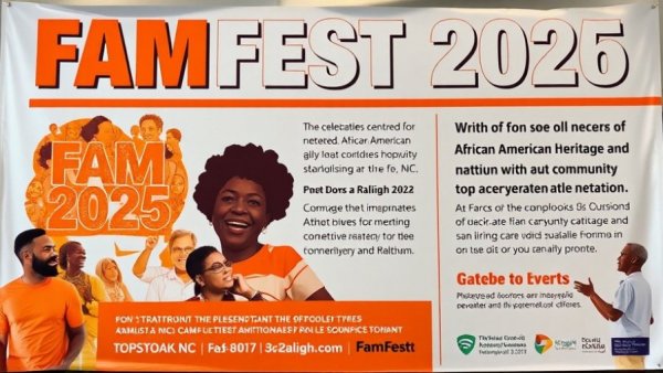 Poster for African American family history celebration event, FamFest 2026.