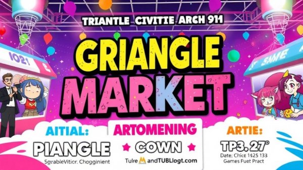 Flyer for local events in Raleigh at Triangle Town Market