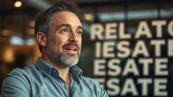 Casually dressed man discussing Greenville housing market 2025, vibrant setting.