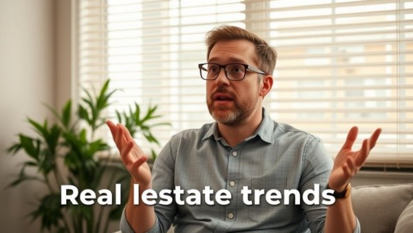 Man discusses Greenville SC real estate market energetically indoors.