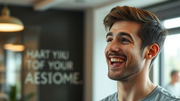 Young man explains why new residents love about Greenville, indoor.