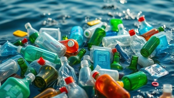 Plastic pollution depicting plastic bans in the United States.