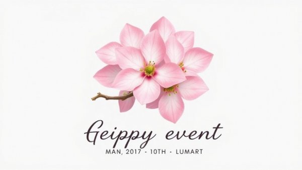 Mebane Dogwood Festival logo with pink dogwood flowers.